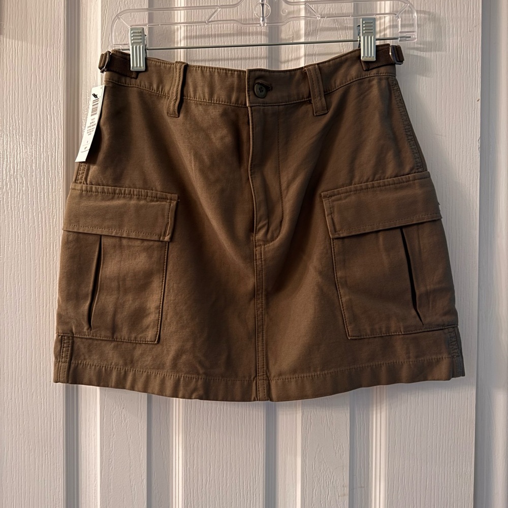 TNA olive green Mini Skirt NWT